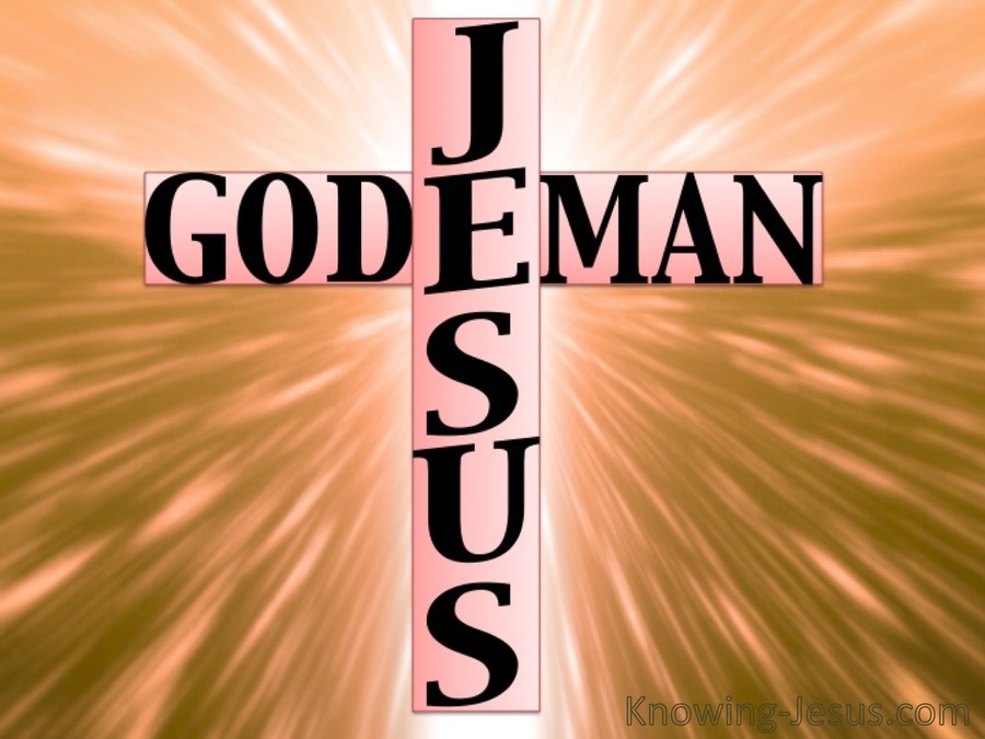 JESUS - God And Man (pink)